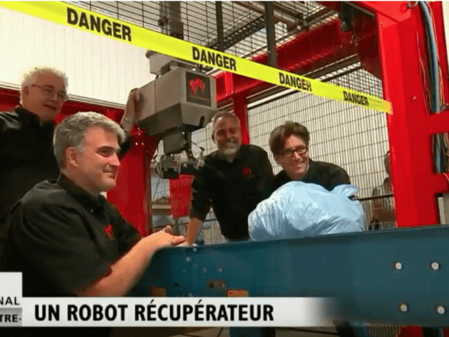 Waste Robotics et ses robots intelligents de tri des matières résiduelles font l'objet d'un reportage à Radio-Canada