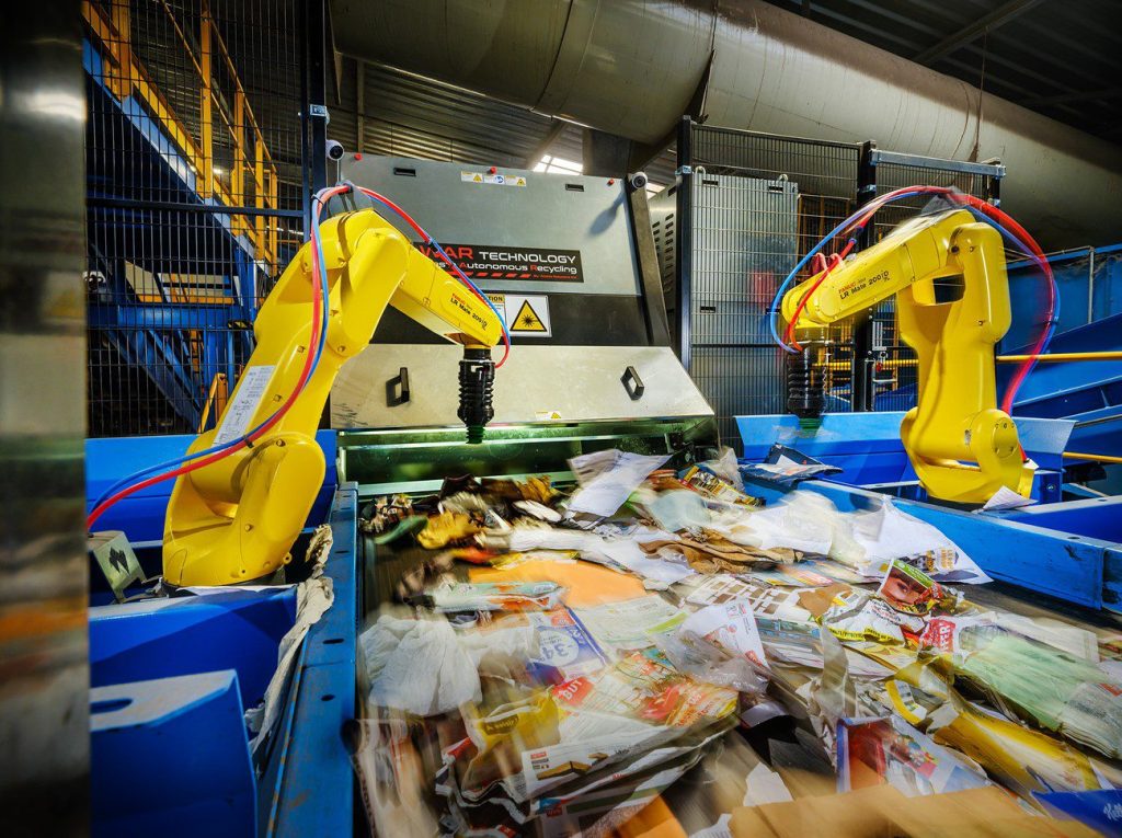 Pandemic, China trash-ban push recyclers to robots